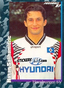 Sticker Hasan Salihamidzic - German Football Bundesliga 1996-1997 - Panini