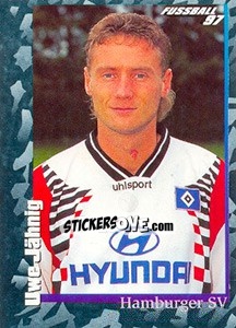 Sticker Uwe Jähnig - German Football Bundesliga 1996-1997 - Panini