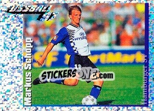 Cromo Action Bild Markus Schopp - German Football Bundesliga 1996-1997 - Panini