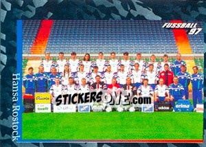 Cromo Mannschaftsbild - German Football Bundesliga 1996-1997 - Panini