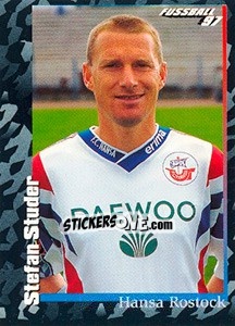 Sticker Stefan Studer - German Football Bundesliga 1996-1997 - Panini