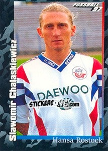 Sticker Slawomir Chalaskiewicz - German Football Bundesliga 1996-1997 - Panini