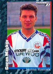 Sticker Gran Markov - German Football Bundesliga 1996-1997 - Panini