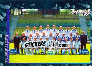 Figurina Mannschaftsbild - German Football Bundesliga 1996-1997 - Panini