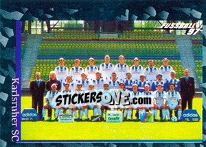 Sticker Mannschaftsbild - German Football Bundesliga 1996-1997 - Panini