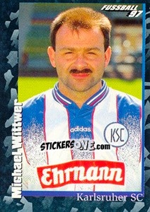 Sticker Michael Wittner - German Football Bundesliga 1996-1997 - Panini
