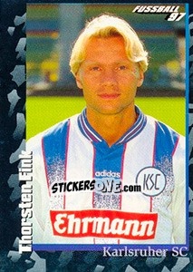 Cromo Thorsten Fink - German Football Bundesliga 1996-1997 - Panini