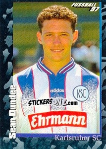 Sticker Sean Dundee - German Football Bundesliga 1996-1997 - Panini