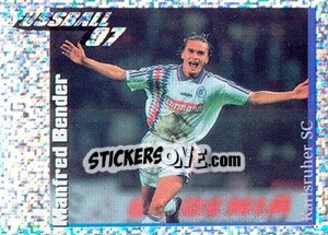 Sticker Action Bild Manfred Bender - German Football Bundesliga 1996-1997 - Panini