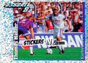 Cromo Action Bild Thomas Häßler - German Football Bundesliga 1996-1997 - Panini