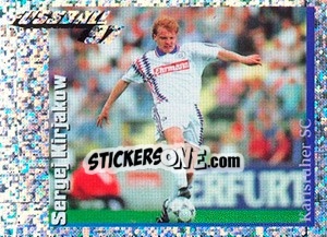 Sticker Action Bild Sergej Kirijakow - German Football Bundesliga 1996-1997 - Panini