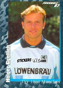 Sticker Holger Greilich - German Football Bundesliga 1996-1997 - Panini