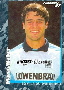Figurina Marco Walker - German Football Bundesliga 1996-1997 - Panini