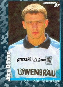 Cromo Jörg Böhme - German Football Bundesliga 1996-1997 - Panini