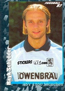Cromo Rayk Schröder - German Football Bundesliga 1996-1997 - Panini