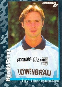 Sticker Harald Cerny - German Football Bundesliga 1996-1997 - Panini