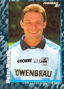 Sticker Peter Nowak - German Football Bundesliga 1996-1997 - Panini
