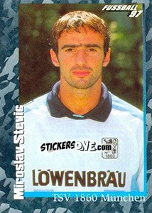 Cromo Miroslav Stevic - German Football Bundesliga 1996-1997 - Panini