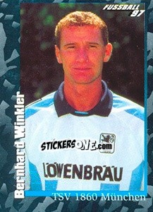 Cromo Bernhard Winkler - German Football Bundesliga 1996-1997 - Panini