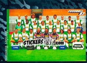 Figurina Mannschaftsbild - German Football Bundesliga 1996-1997 - Panini