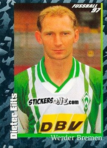 Sticker Dieter Eilts - German Football Bundesliga 1996-1997 - Panini