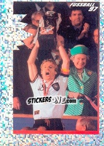 Sticker Actionbild (Klinsmann) - German Football Bundesliga 1996-1997 n. 238 - Panini