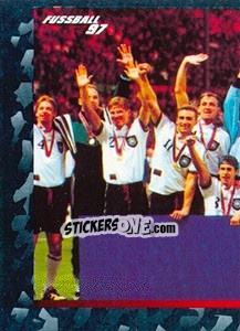 Sticker Deutsches Nationalteam - German Football Bundesliga 1996-1997 - Panini