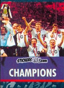Sticker Deutsches Nationalteam - German Football Bundesliga 1996-1997 - Panini