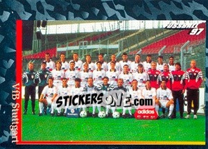 Sticker Mannschaftsbild - German Football Bundesliga 1996-1997 - Panini