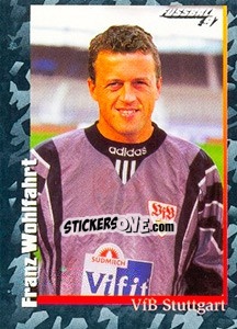 Sticker Franz Wohlfarhrt - German Football Bundesliga 1996-1997 - Panini
