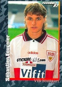 Cromo Sébastien Fournier - German Football Bundesliga 1996-1997 - Panini