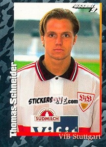 Cromo Thomas Schneider - German Football Bundesliga 1996-1997 - Panini