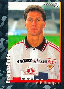 Cromo Franco Foda - German Football Bundesliga 1996-1997 - Panini