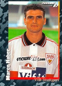 Sticker Marco Haber - German Football Bundesliga 1996-1997 n. 254 - Panini