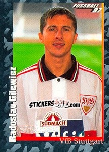 Sticker Radoslav Gilewicz - German Football Bundesliga 1996-1997 - Panini