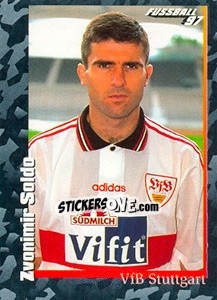 Cromo Zvonimir Soldo - German Football Bundesliga 1996-1997 - Panini