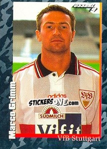 Sticker Marco Grimm - German Football Bundesliga 1996-1997 - Panini