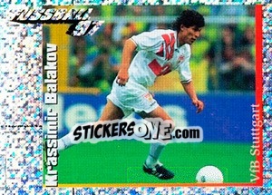 Sticker Action Bild Krassimir Balakov - German Football Bundesliga 1996-1997 n. 264 - Panini