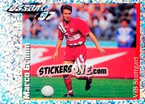 Cromo Action Bild Marco Grimm - German Football Bundesliga 1996-1997 - Panini