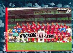 Sticker Mannschaftsbild - German Football Bundesliga 1996-1997 - Panini