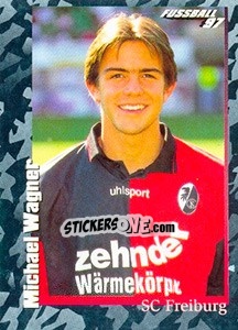 Sticker Michael Wagner - German Football Bundesliga 1996-1997 - Panini