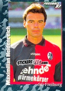 Sticker Maximilian Heidenreich - German Football Bundesliga 1996-1997 - Panini