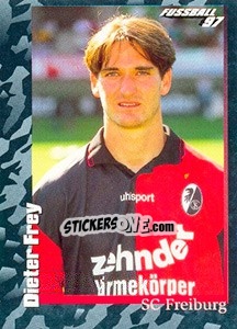 Sticker Dieter Frey - German Football Bundesliga 1996-1997 - Panini