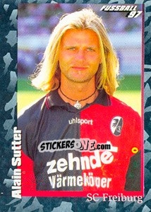 Cromo Alain Sutter - German Football Bundesliga 1996-1997 - Panini