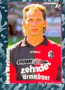 Sticker Uwe Wassmer - German Football Bundesliga 1996-1997 - Panini