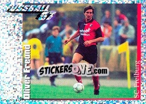 Figurina Action Bild Oliver Freund - German Football Bundesliga 1996-1997 - Panini