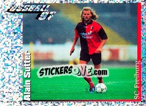 Figurina Action Bild Alain Sutter - German Football Bundesliga 1996-1997 - Panini