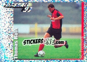 Cromo Action Bild Thomas Rath - German Football Bundesliga 1996-1997 - Panini