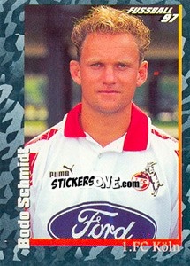 Sticker Bodo Schmidt - German Football Bundesliga 1996-1997 - Panini