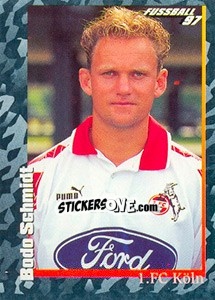 Sticker Bodo Schmidt - German Football Bundesliga 1996-1997 n. 298 - Panini